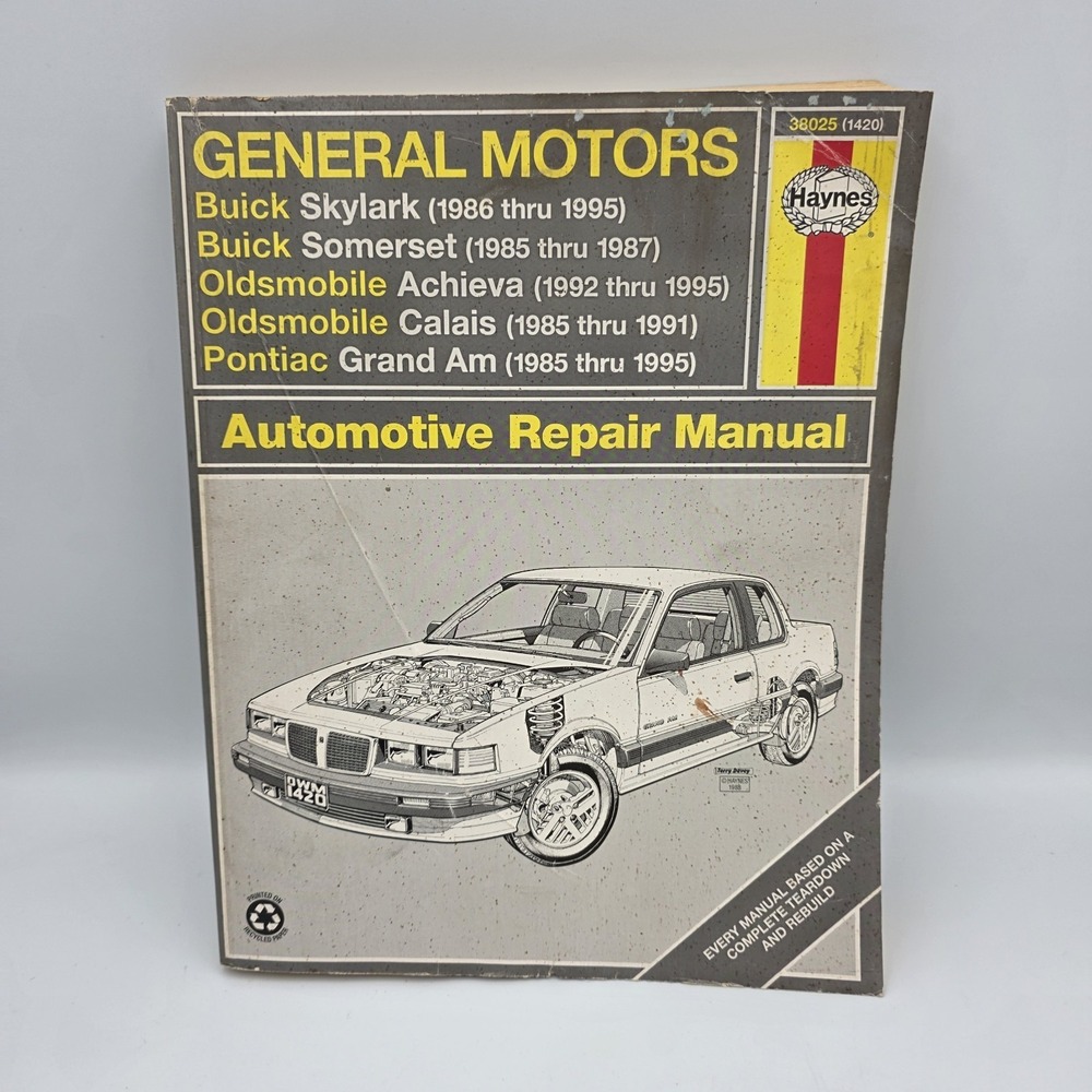 Haynes 38025 General Motors Buick Oldsmobile Pontiac Automotive Repair Manual